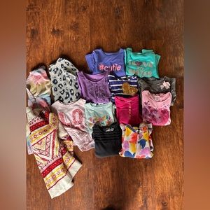 Bundle of girls size 4/5 long sleeve shirts/sweaters/seeatshirts